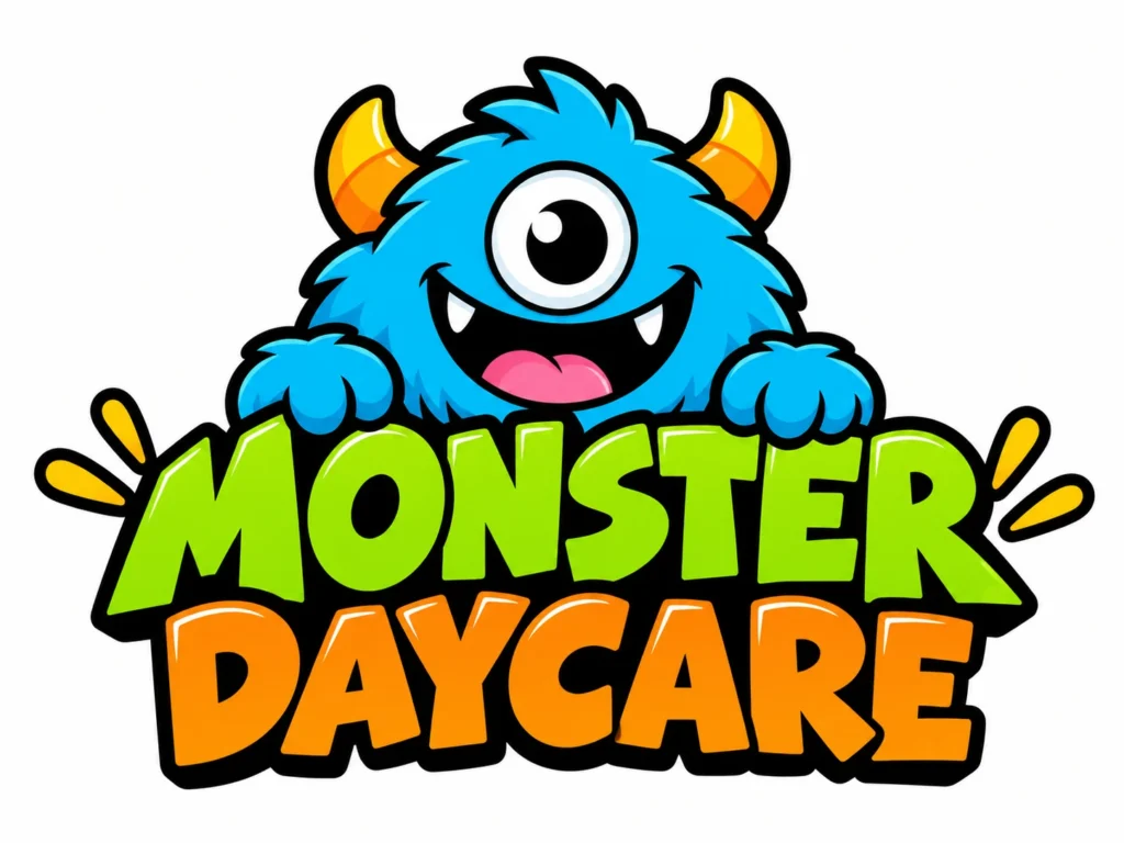 Monster Daycare official game logo